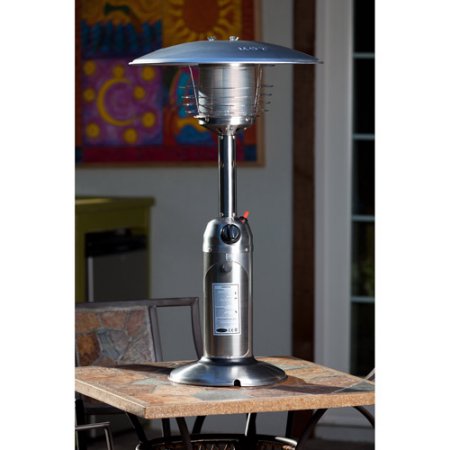 Fire Sense Table Top Patio Garden Heater Stainless Steel Propane Fire Sense Table Top Patio Garden