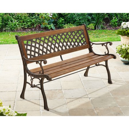 Better Homes And Gardens Lattice Garden Outdoor Bench Furniture