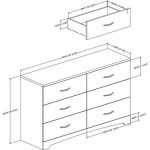 South Shore Soho 6 Drawer Double Dresser For Tighter Space Bedroom